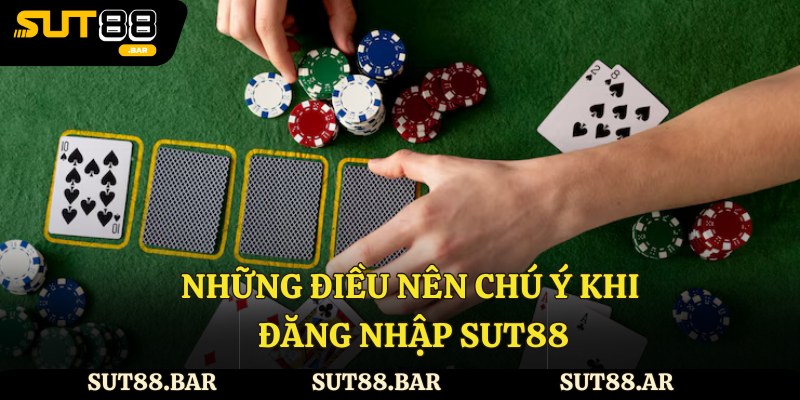 Những điều nên chú ý khi đăng nhập Sut88